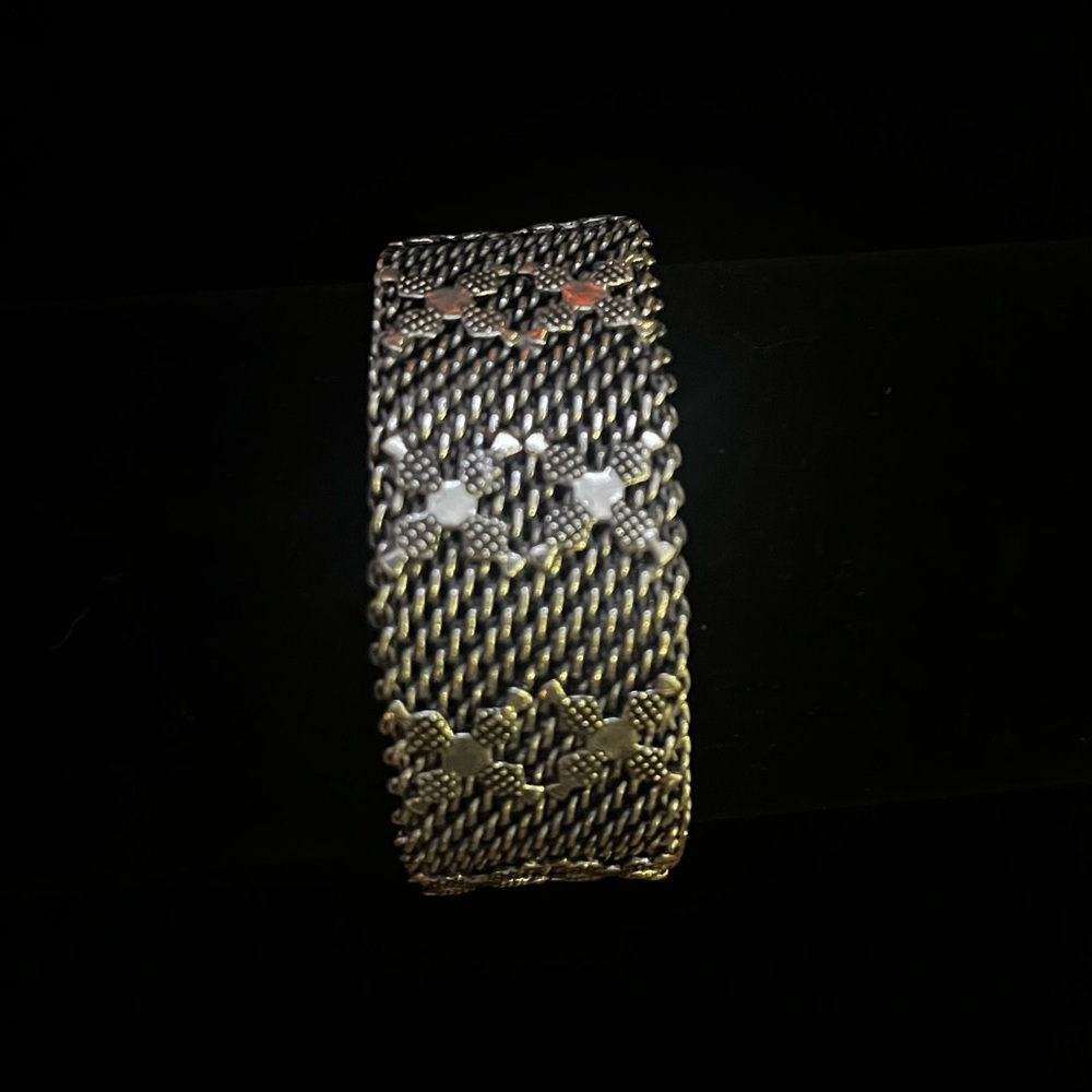 925 Sterling Silver bracelet unique handmade piece made in México stamped 925.